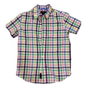 GAP Kids - Vibrant Plaid Casual Shirt - Size Small